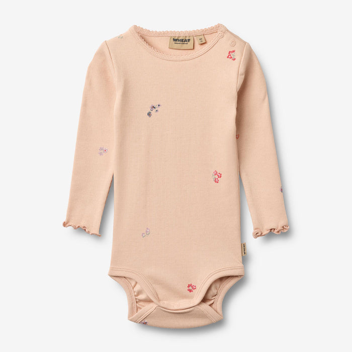 Wheat Main 2 Body L/S Regitze Body 2475 rose flowers