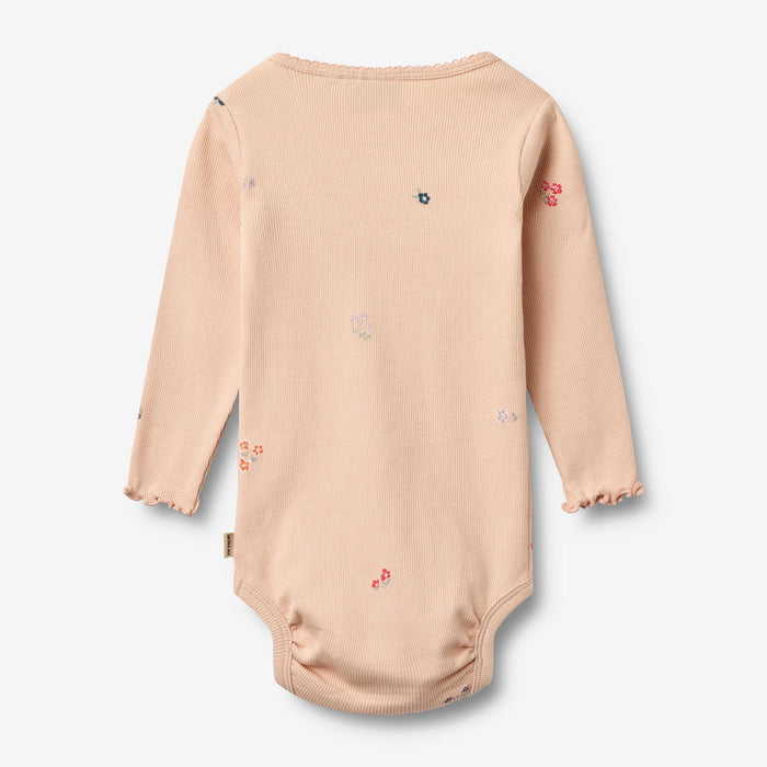 Wheat Main 2 Body L/S Regitze Body 2475 rose flowers