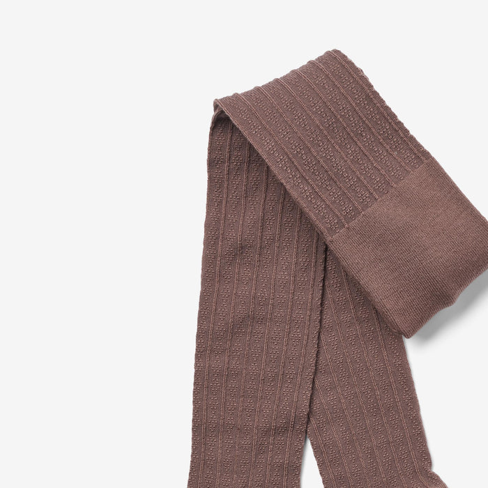 Wheat Main 2 pk Wool Lace Tights Karla Socks/Tights 3008 shadow brown