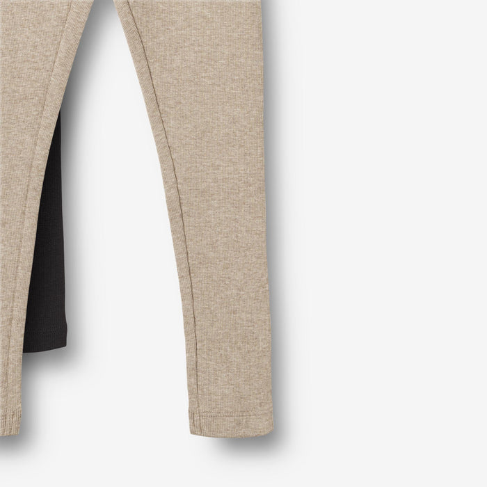 Wheat Main 2 Rib Leggings Maddy Legging 1144 gravel melange black