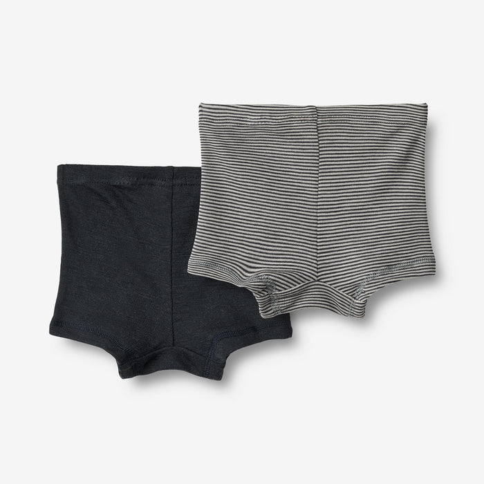 Wheat Wool 2 Wool Boxershorts Avalon Underwear/Bodies 1433 navy stripe