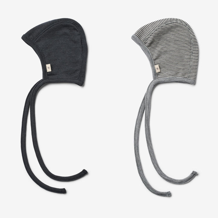 Wheat SMU 2 Wool Cap Billie Accessory 1433 navy stripe