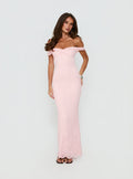 Anabeila Strapless Maxi Dress Pink