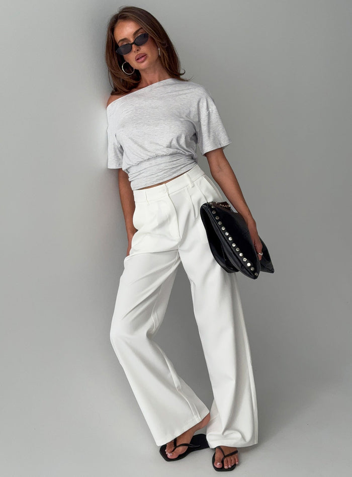 Archer Trousers White
