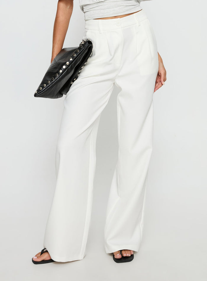 Archer Trousers White