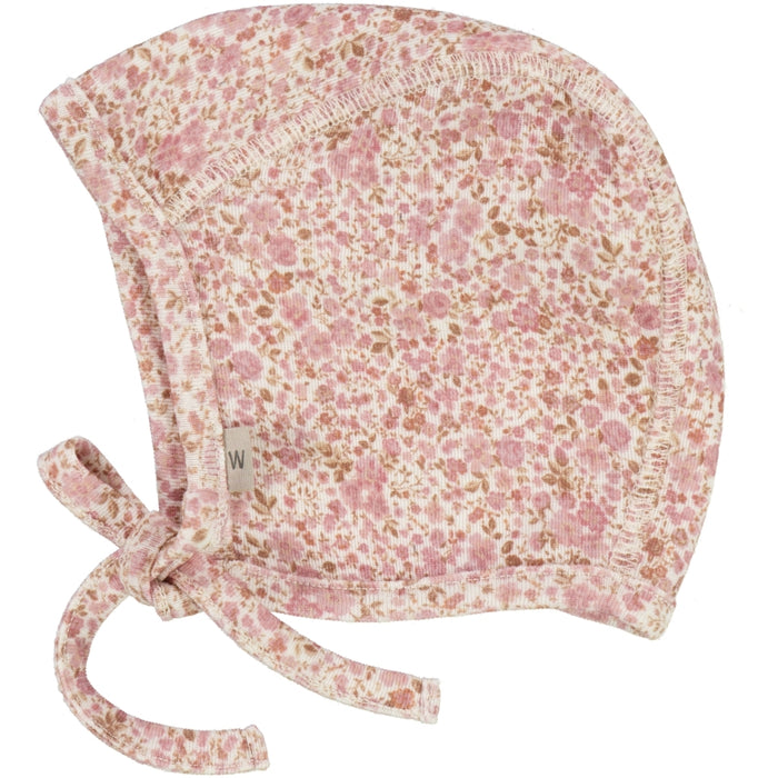 Wheat Wool Baby Rib Cap Wool Accessory 9056 ivory flowers