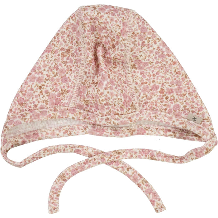 Wheat Wool Baby Rib Cap Wool Accessory 9056 ivory flowers