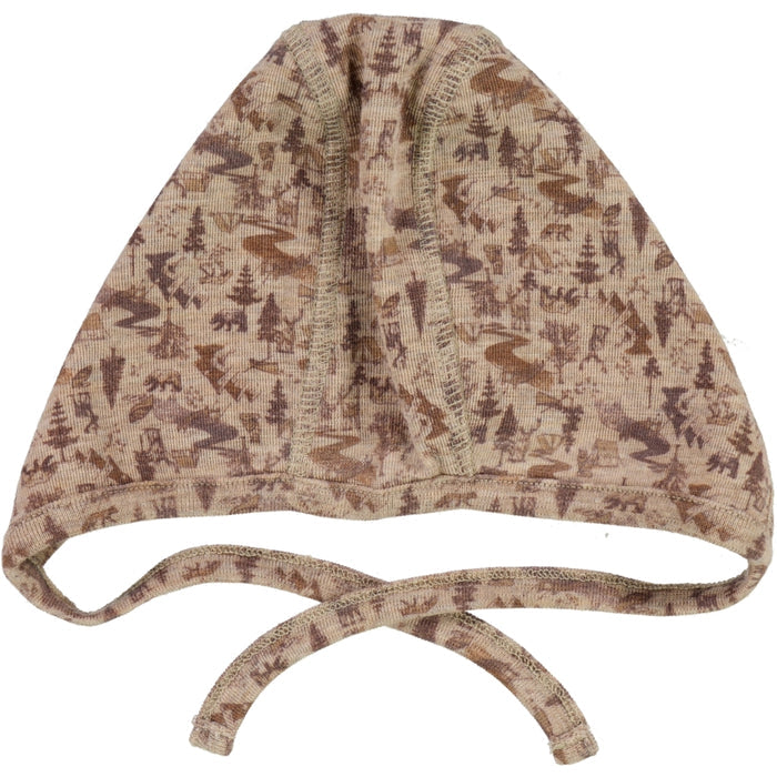 Wheat Wool Baby Rib Cap Wool Accessory 3208 khaki wild life