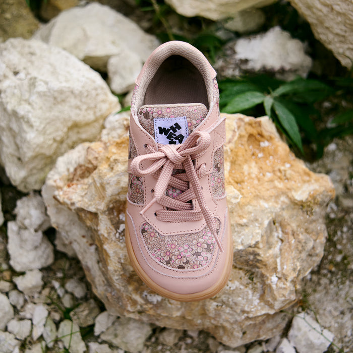 Wheat Footwear Barefoot Sneaker Aslan Sneaker 9898 dime rose small flowers