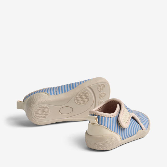 Wheat Footwear Beach Shoe Shawn Swimwear 9580 blue swim stripe
