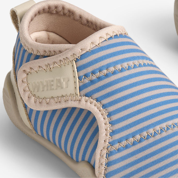 Wheat Footwear Beach Shoe Shawn Swimwear 9580 blue swim stripe