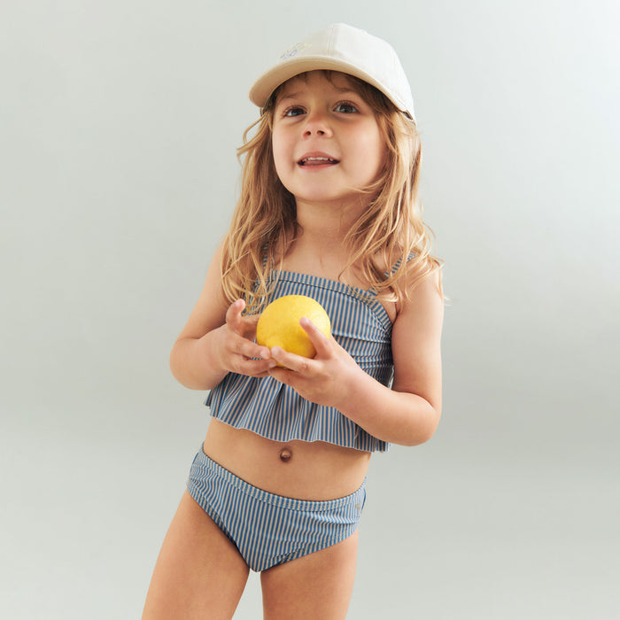 Wheat Main Bikini Lærke Bikini 9580 blue swim stripe