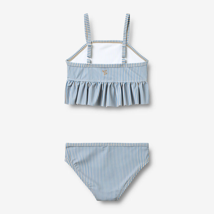 Wheat Main Bikini Lærke Bikini 9580 blue swim stripe