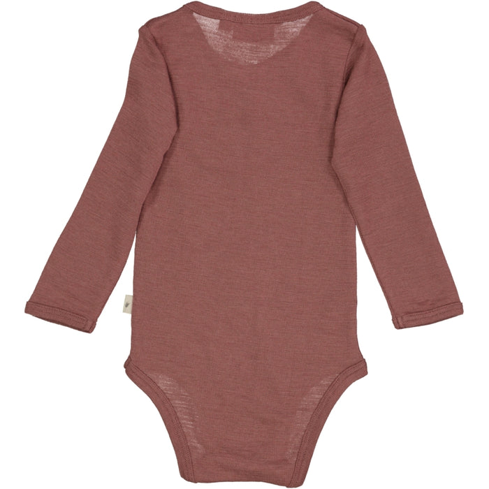 Wheat Wool Body Gatherings Wool LS Underwear/Bodies 2110 rose brown