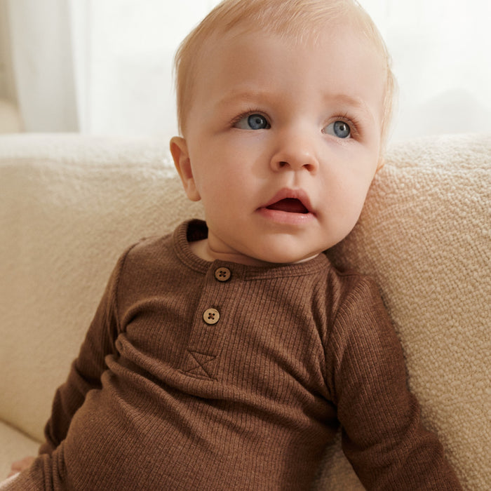 Wheat Main Body L/S Benny Underwear/Bodies 3303 coffee melange