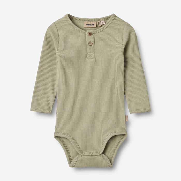 Wheat Main Body L/S Benny Underwear/Bodies 1145 green tea