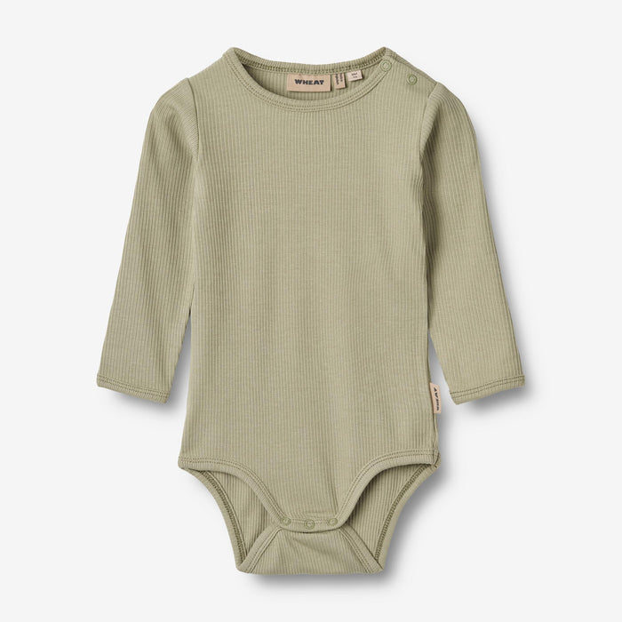 Wheat Main Body L/S Berti Underwear/Bodies 1145 green tea