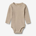 Wheat Main Body L/S Berti Underwear/Bodies 9570 stone stripe