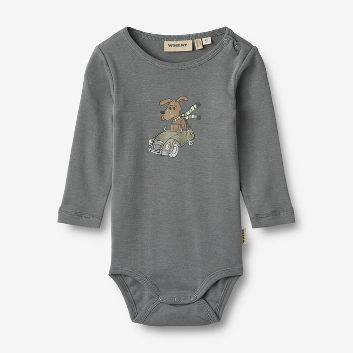 Wheat Main Body L/S Leo Underwear/Bodies 1201 stormy blue