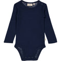 Wheat Wool Body Plain Wool LS Underwear/Bodies 1432 navy
