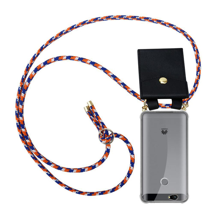 Orange blau weiß / Huawei NOVA