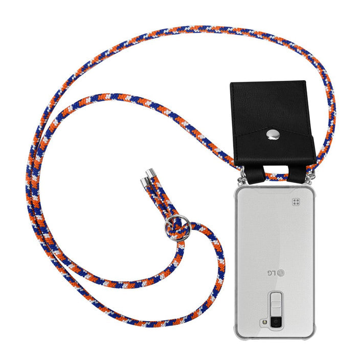 Orange blau weiß / LG K10 2016