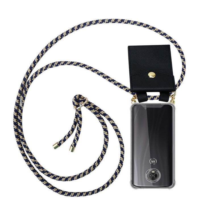 Dunkelblau gelb / MOTO G6 PLUS