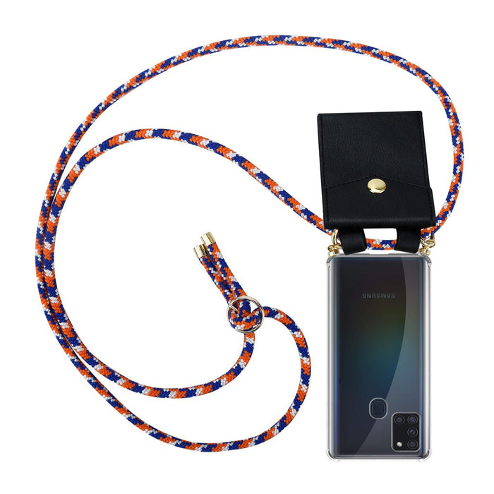 Orange blau weiß / Samsung Galaxy A21s