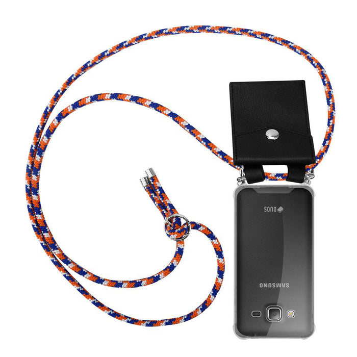 Orange blau weiß / Samsung Galaxy J3 2016