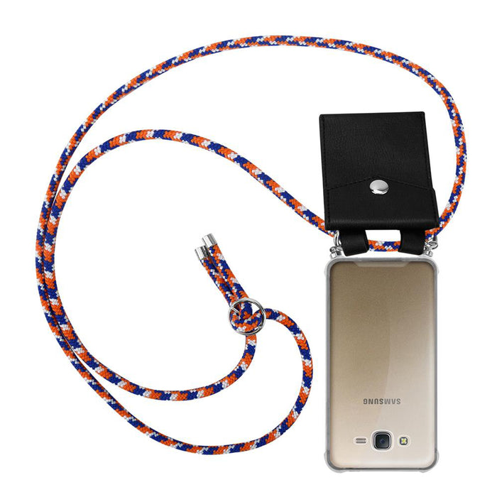 Orange blau weiß / Samsung Galaxy J7 2015