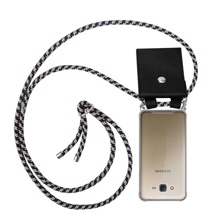 Dunkelblau gelb / Galaxy J7 2015