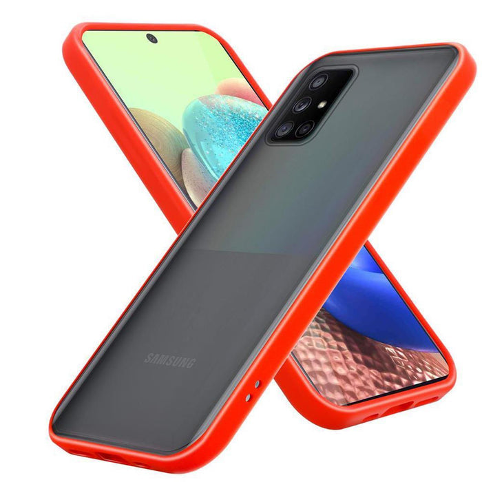 Schwarz rot / Galaxy A71 4G
