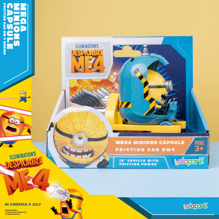 Despicable Me 4 - Friction Car - Mega Minions Capsule