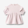 Wheat Main Dress 3/4 Sleeve Gro Dress 9655 purple light flowers