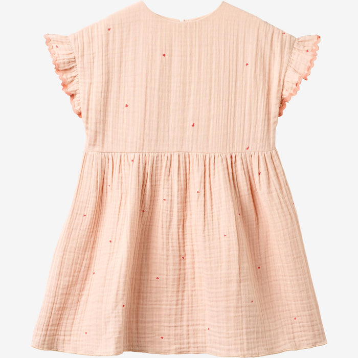 Wheat Main Dress Lace Thit Dress 9652 powder hearts