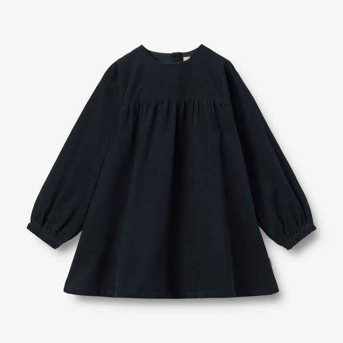 Wheat Main Dress L/S Elvira Dress 1432 navy