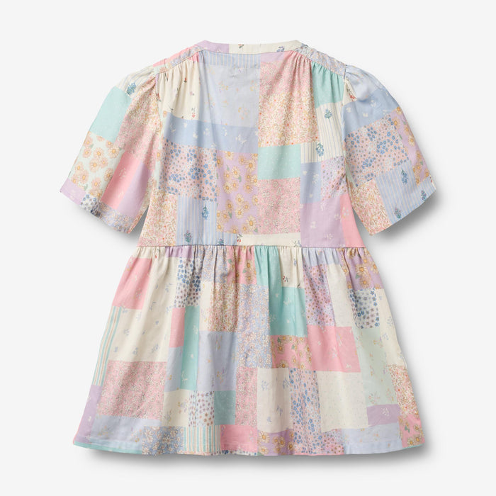 Wheat Main Dress S/S Annabell Dress 9618 patchwork flowers