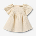 Wheat Main Dress S/S Elva Dress 3129 eggshell