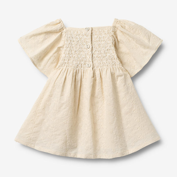 Wheat Main Dress S/S Elva Dress 3129 eggshell