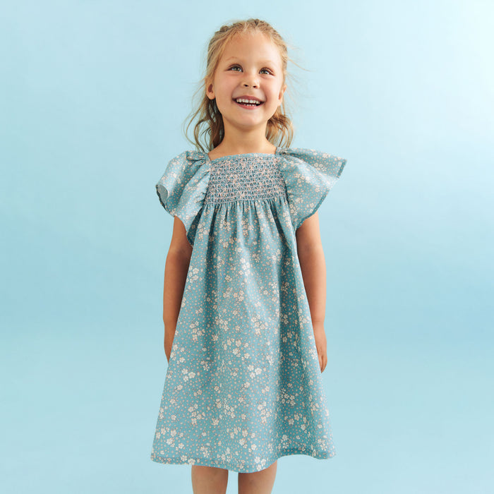 Wheat Main Dress S/S Elva Dress 9661 spring lake flowers