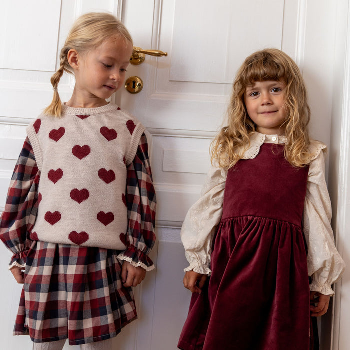 Wheat Main Dress Thelma Dress 9590 ruby red
