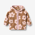 Wheat Outerwear Fleece Cardigan L/S Martinus Sweatshirt 9788 warm hazel flowers
