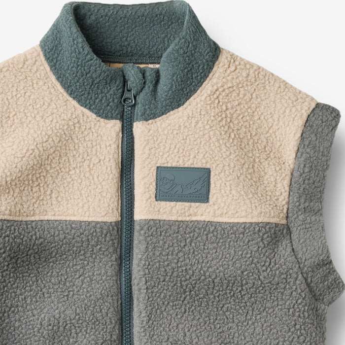 Wheat Outerwear Fleece Gilet Ask Vest 9624 flint