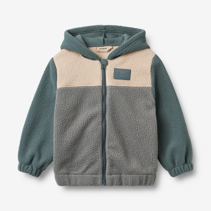 Wheat Outerwear Fleece Jacket L/S Adrian Sweatshirt 9624 flint