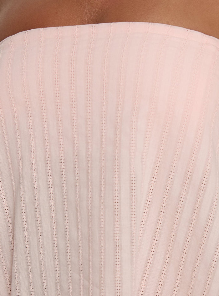 Gypsea Strapless Swing Mini Dress Light Pink