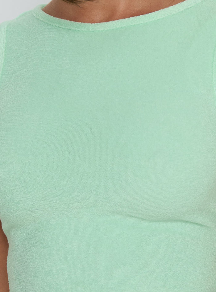 Henree Terry Co-ord Mint Green