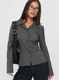 Holley Tweedle Jacket Grey