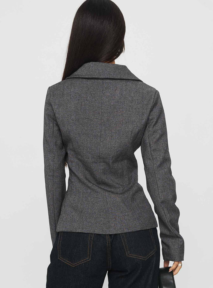 Holley Tweedle Jacket Grey