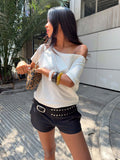 Icon Baby Off Shoulder Top White