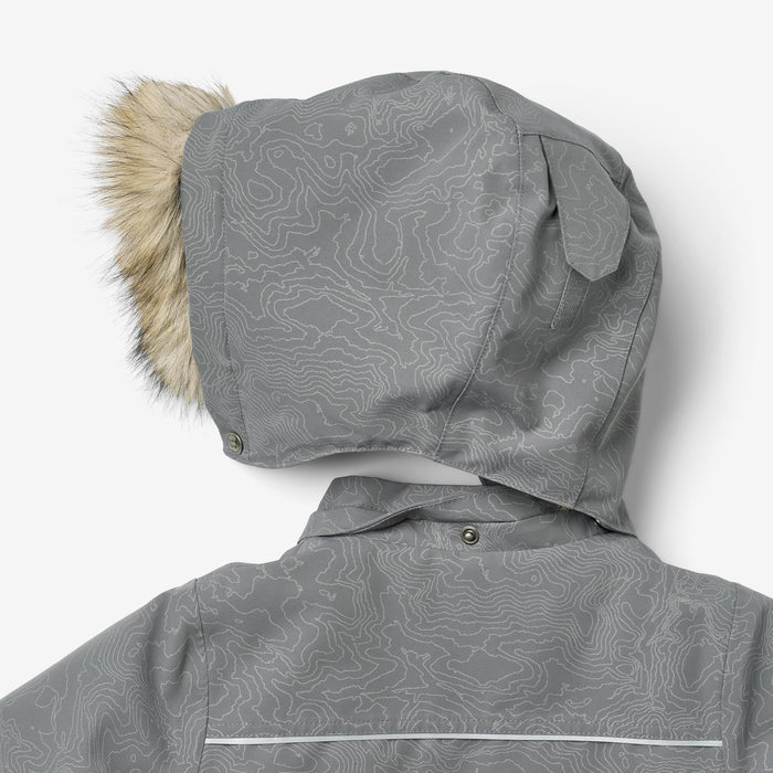 Wheat Outerwear Jacket Kasper Jacket 9733 reflective elevation map